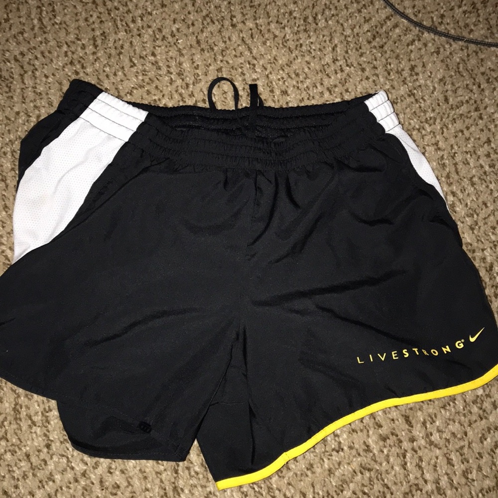 Nike shorts size small livestrong